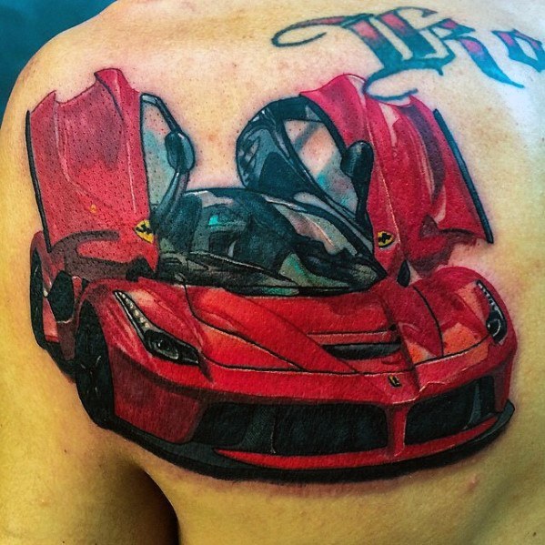 tatouage ferrari 05
