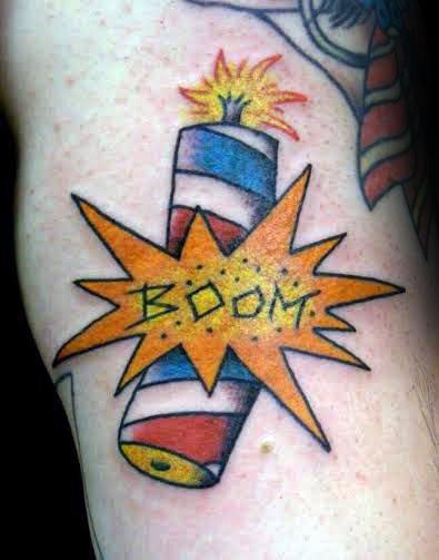 tatouage feux artificiels 73