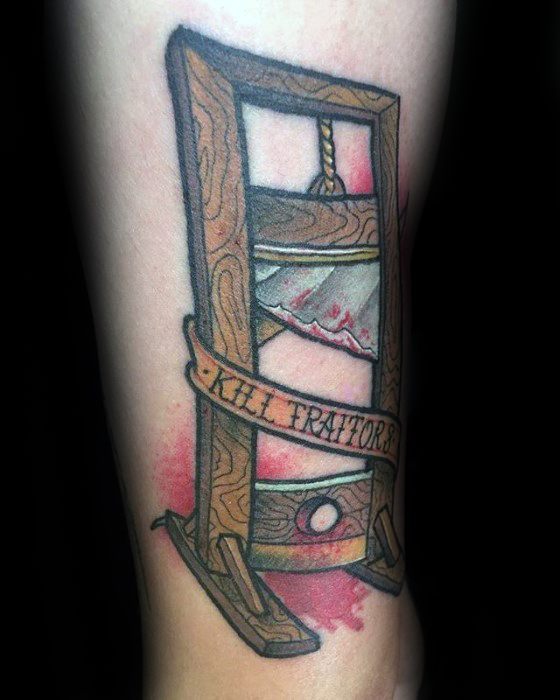 tatouage guillotine 79