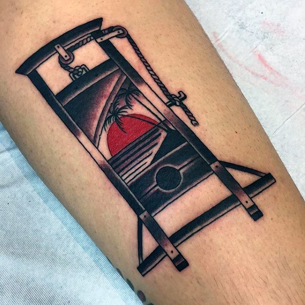tatouage guillotine 97
