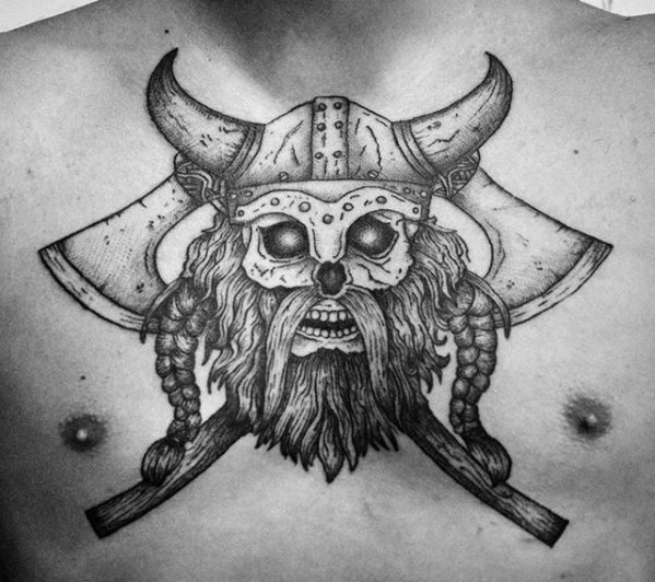 Tatouage Hache Vikingnull