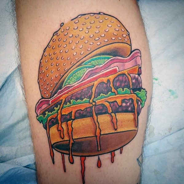 tatouage hamburger 41