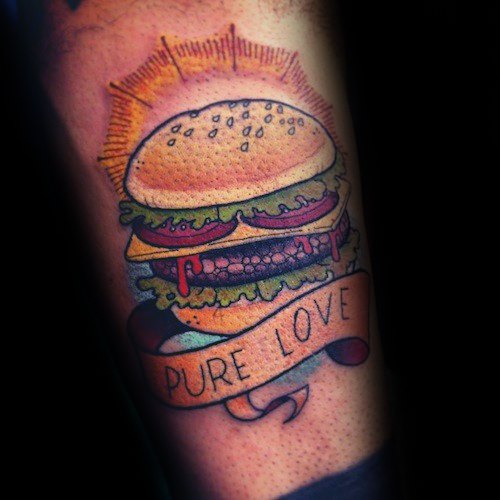 tatouage hamburger 71
