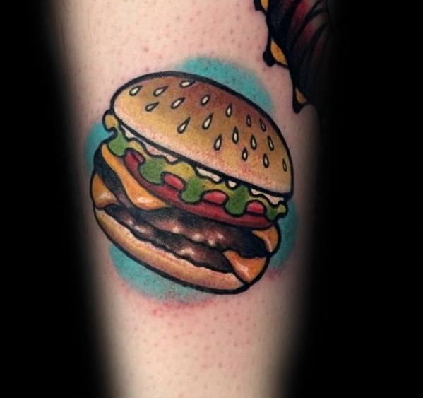 tatouage hamburger 75