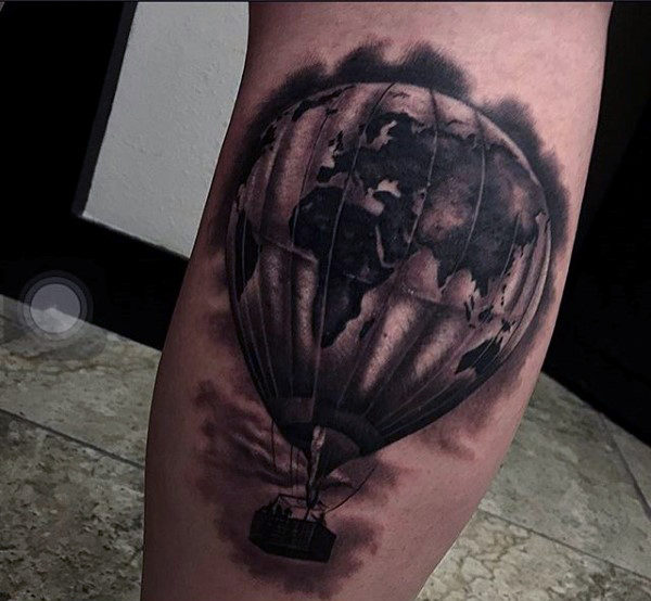 tatouage montgolfiere 99