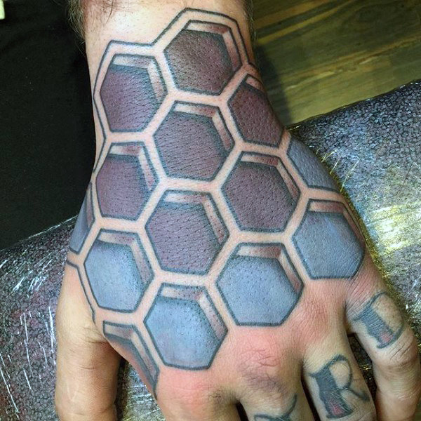 tatouage nid abeilles 119