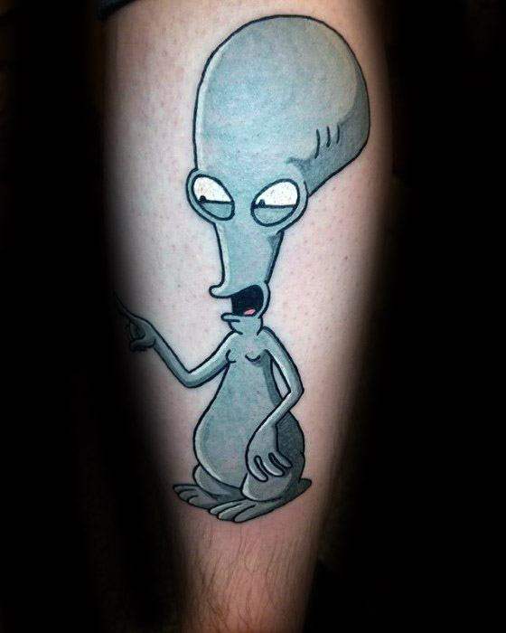 tatouage dessins animes 70