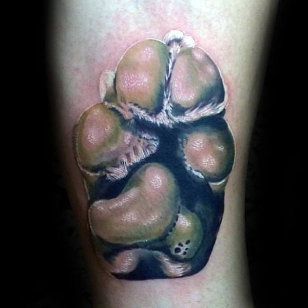 tatouage empreinte chien 104