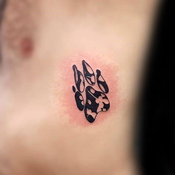 tatouage empreinte chien 14