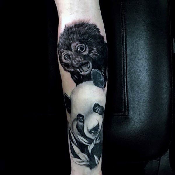 tatouage ours panda 02