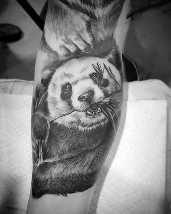 tatouage ours panda 06
