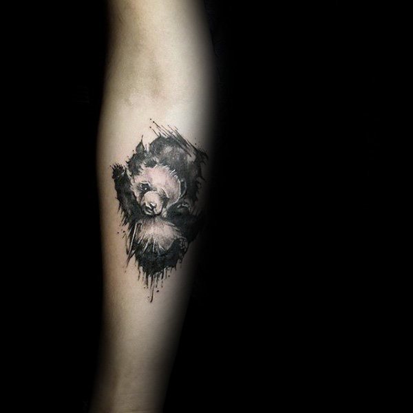 tatouage ours panda 100