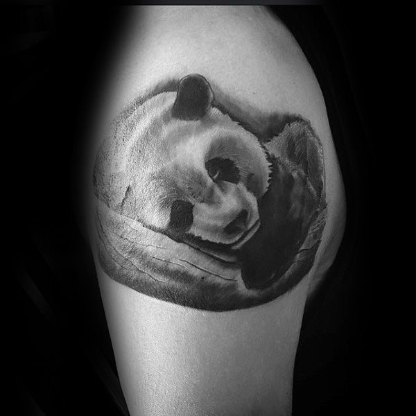 tatouage ours panda 112