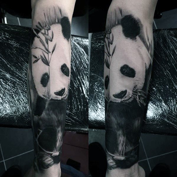 tatouage ours panda 134
