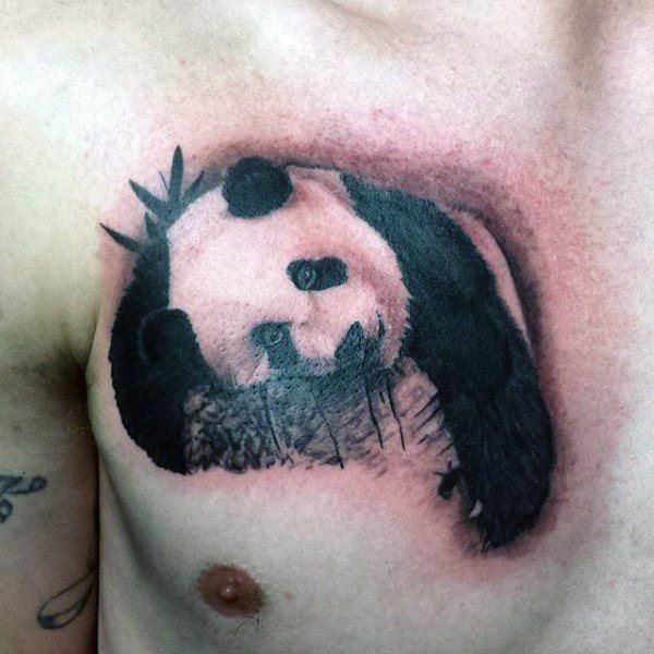 tatouage ours panda 146