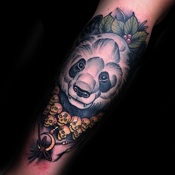 tatouage ours panda 178