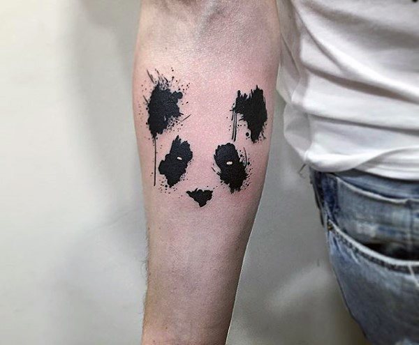 tatouage ours panda 180