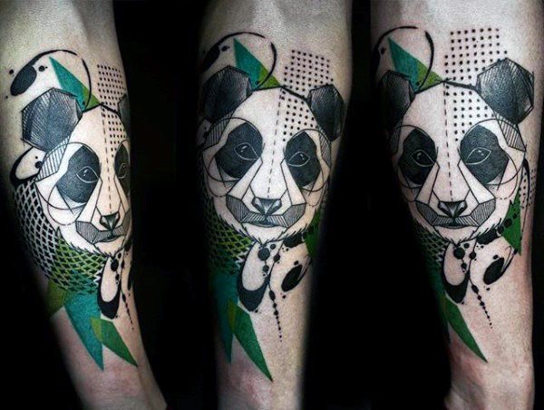 tatouage ours panda 192