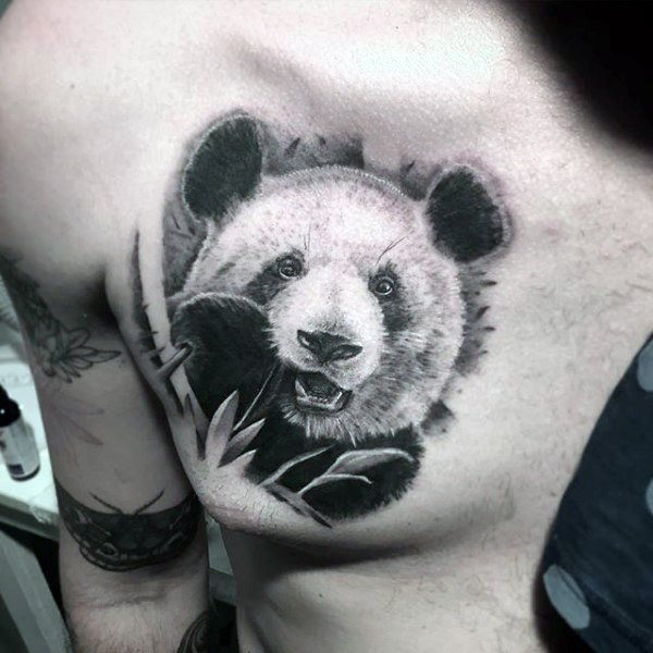 tatouage ours panda 22