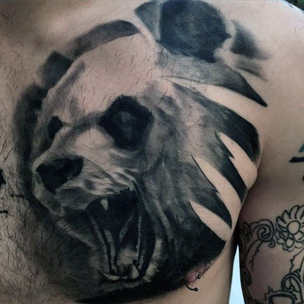 tatouage ours panda 26