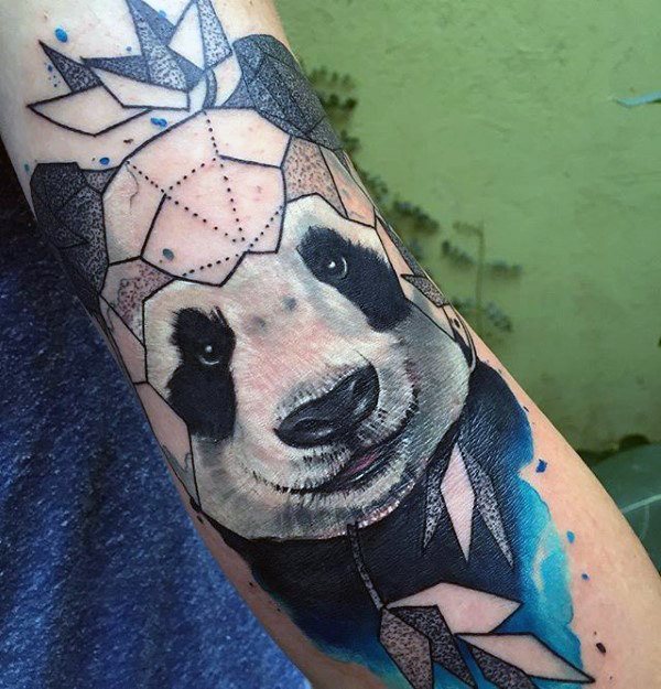 tatouage ours panda 42