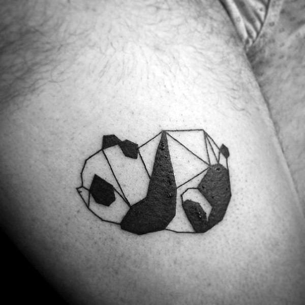 tatouage ours panda 50