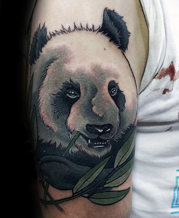 tatouage ours panda 52