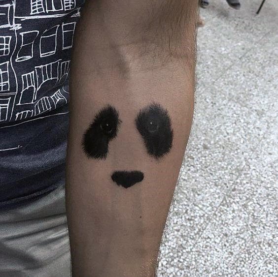 tatouage ours panda 54