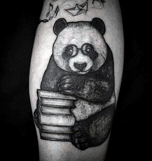 tatouage ours panda 68