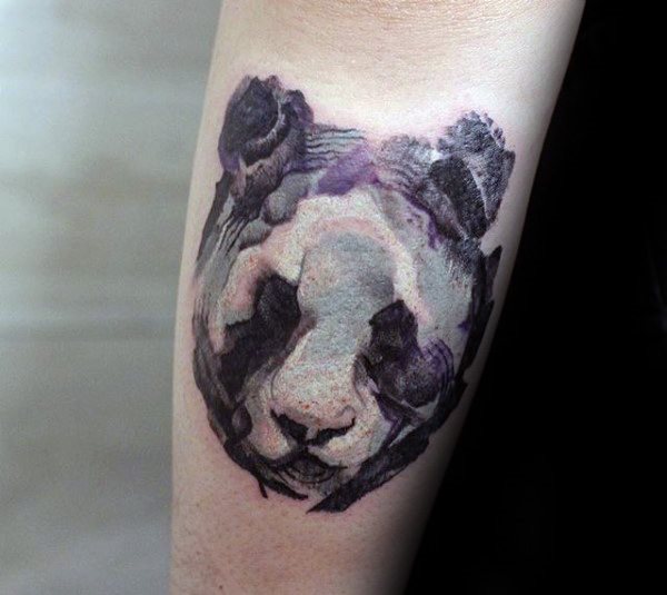 tatouage ours panda 74