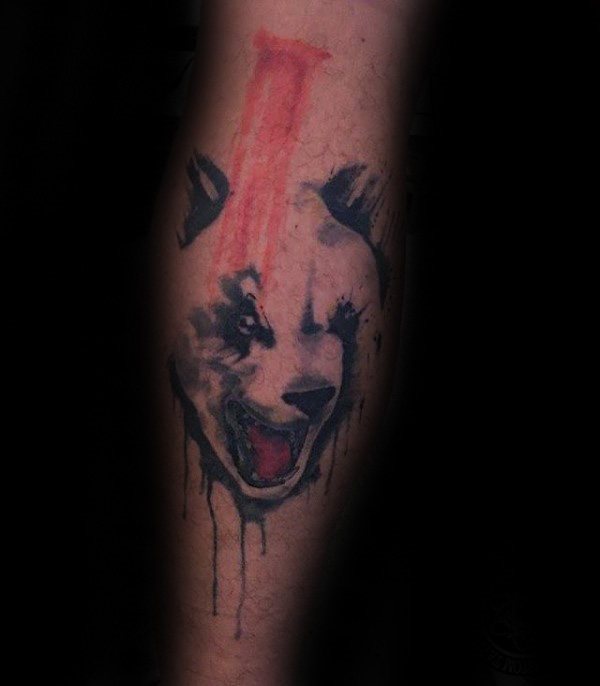 tatouage ours panda 92