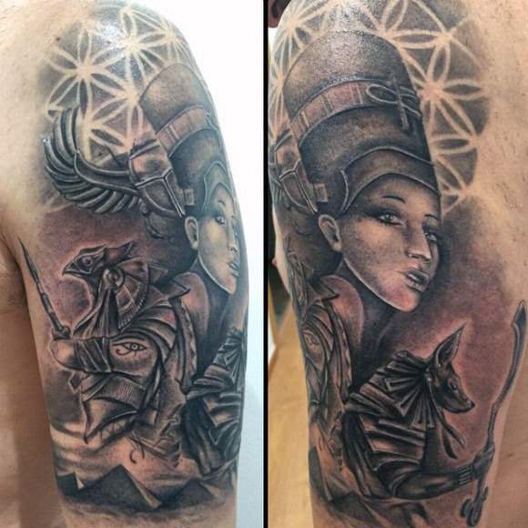 tatouage pyramide egypte 80