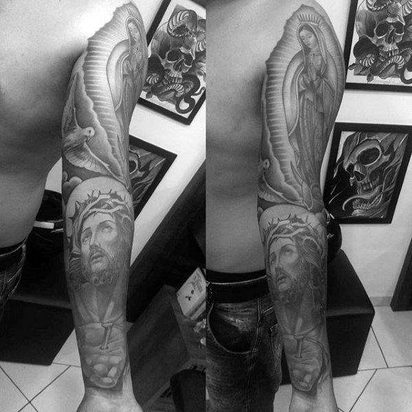 tatouage vierge guadalupe 60