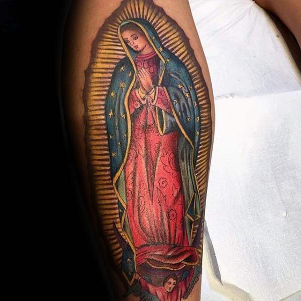 50 tatouages de la Vierge de Guadalupe (Et leur signification)
