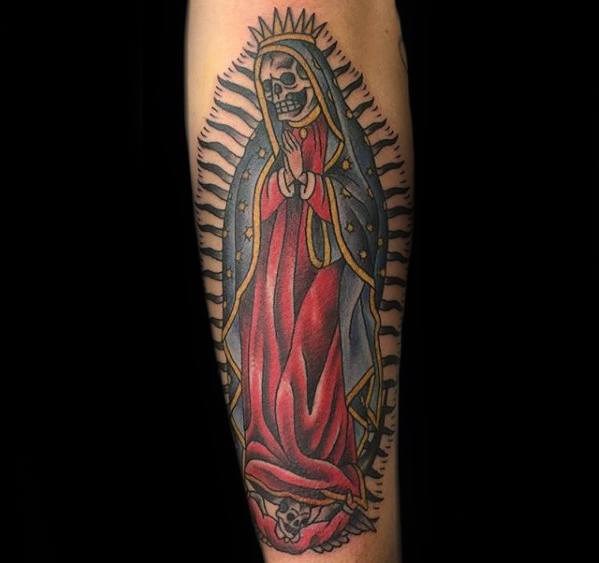 tatouage vierge guadalupe 86