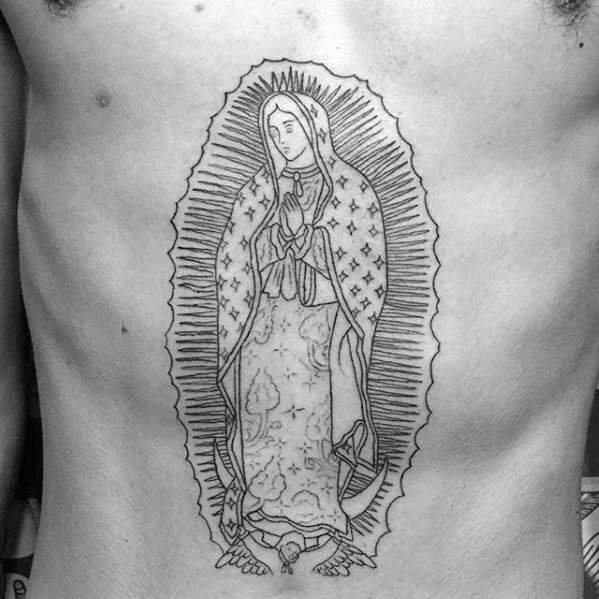 tatouage vierge guadalupe 88