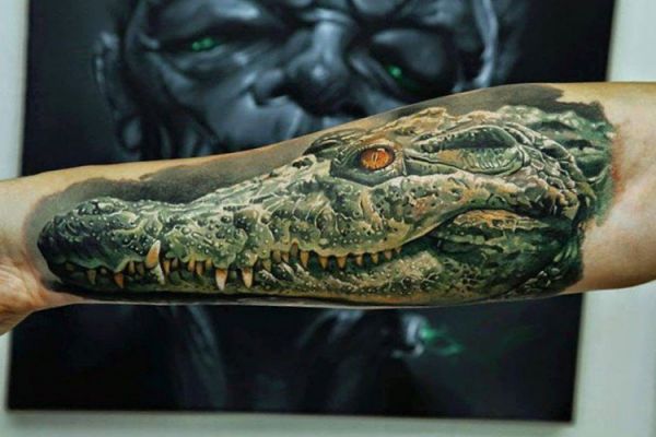 tatouage alligator 06