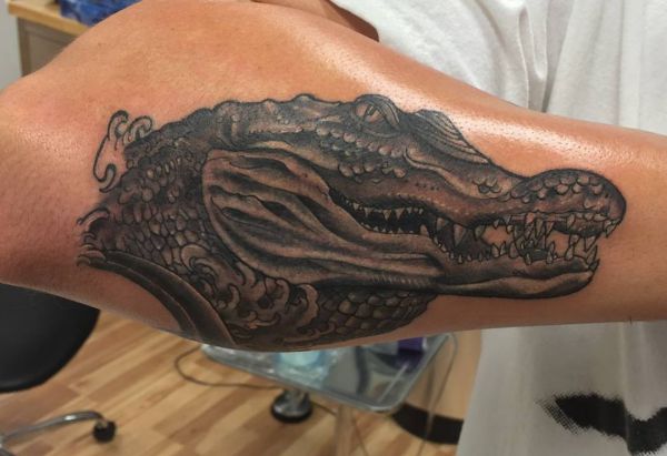 tatouage alligator 20