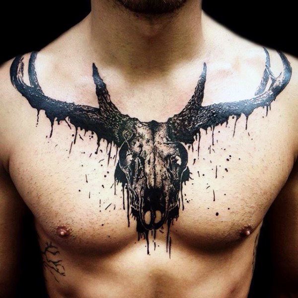 tatouage cerf 332
