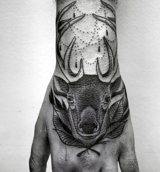 tatouage cerf 342