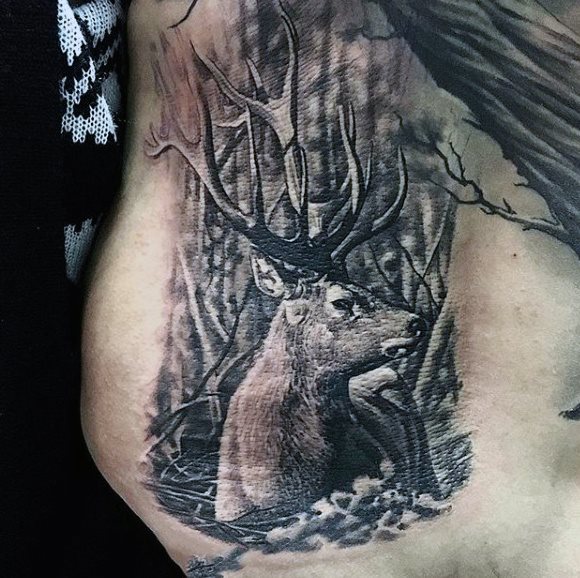 tatouage cerf 352