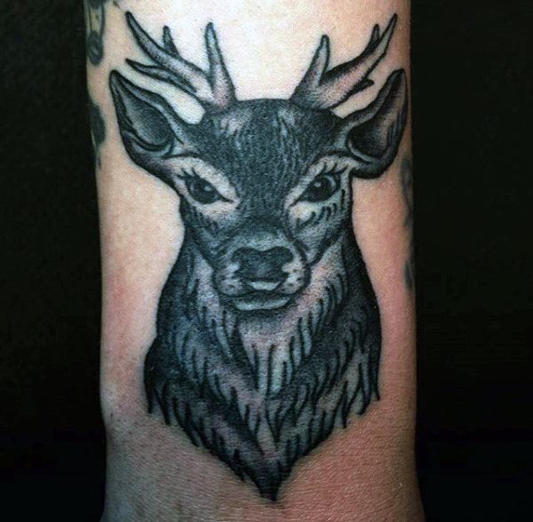 tatouage cerf 366
