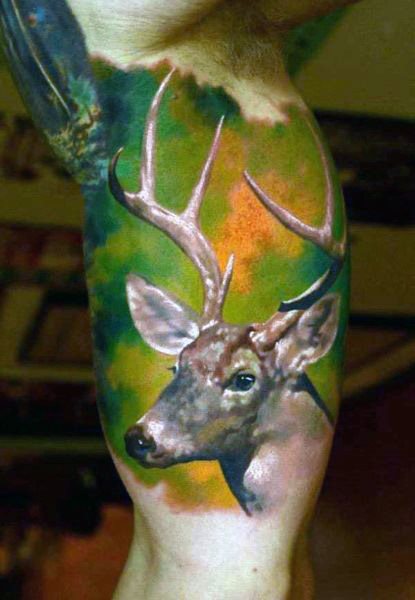 tatouage cerf 370
