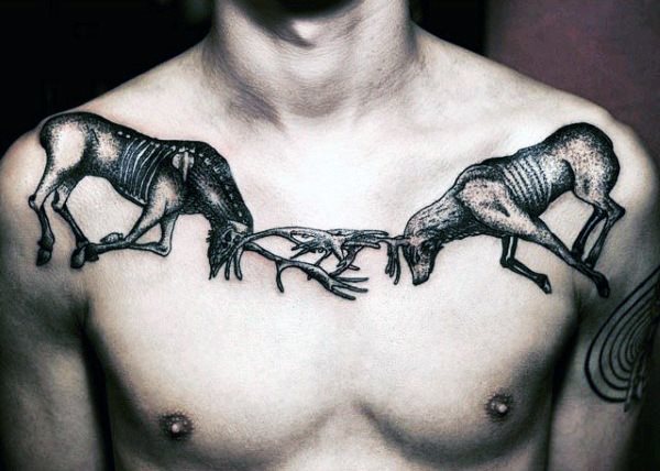 tatouage cerf 380