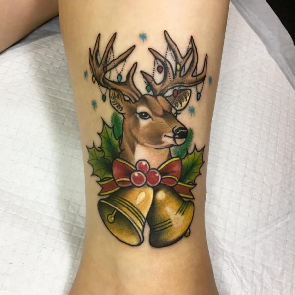 tatouage cerf 64