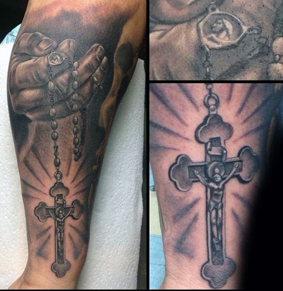 tatouage chapelet 180