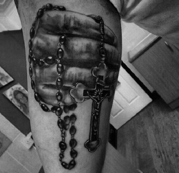 tatouage chapelet 66