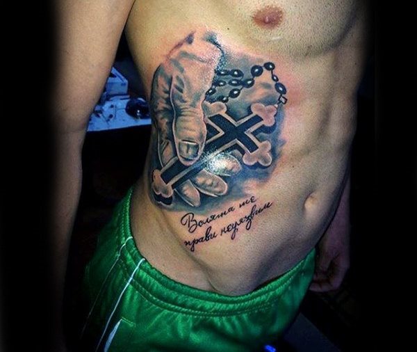 tatouage chapelet 84