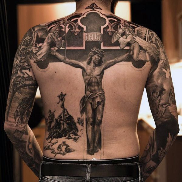 tatouage croix 132