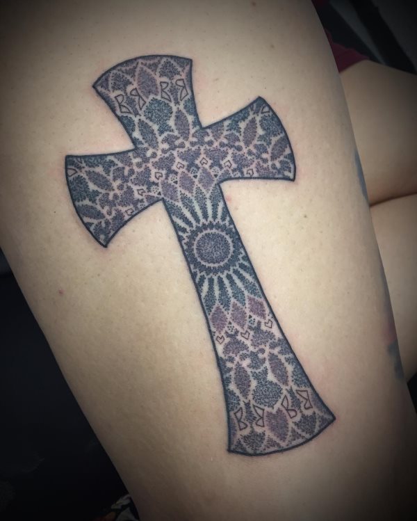 tatouage croix 254